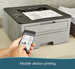 Brother Compact Monochrome Laser Printer, HL-L2350DW, Wireless Printing, Duplex Two-Sided Printing, Refresh Subscription and Dash Replenishment Ready - Image 2